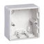 Exxact surface mounted box 1-gang high IP44 white thumbnail 4