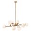 Modern Erich Chandelier Brass thumbnail 4