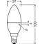 LED BASE CLASSIC B 4.9W 827 Frosted E14 thumbnail 12