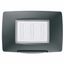 WATERTIGHT PLATE ITALIAN STANDARD - 3 GANG IP55 - BLACK - CHORUSMART thumbnail 2