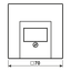 Centre plate for TAE-socket LS969TLG thumbnail 6