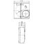 Room controller radio transmitter 868 MHz, analog temperature setting and switch, battery operation. thumbnail 3