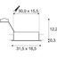 NEW TRIA II ES111 downlight, max. 2x75W, rectangular, br Alu thumbnail 3