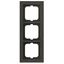 1723-290 Cover Frame Busch-axcent® slate grey thumbnail 1