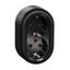 Renova Surf DSO Earth Screwless Socket Black thumbnail 3