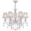 Elegant Grace Chandelier White with Gold thumbnail 2