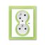 5583M-C02357 42 Double socket outlet with earthing pins, shuttered, with turned upper cavity, with surge protection thumbnail 45