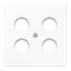 Cover plate for SAT-TV socket Hirschmann LS990-4SAT1WW thumbnail 3