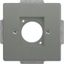 2553-803 CoverPlates (partly incl. Insert) Busch-axcent®, solo® grey metallic thumbnail 1