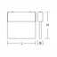 HALYXX, 4,8 W, aluminium, on/off Ceiling luminaires, L 340 B 40 H 270, thumbnail 3