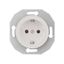 Renova - single socket outlet - 2P + E - 16 A - 250 V - white thumbnail 4