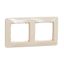 Sedna Design & Elements, Frame 2 gang, professional, beige thumbnail 3