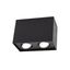 CHLOE DUO 2XGU10 IP20 rectangle black regulated eye thumbnail 9