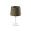 SAMBA WHITE TABLE LAMP E27 ø215*160*ø190 RIBBONED thumbnail 2