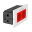 SDE-RW D0RT2B Socket unit for double Modul 45 84x140x59mm thumbnail 1