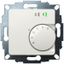 UP room controller, RAL9010 glossy 50x50, 5-30C, AC 230V, triac output, switchable 5 actuators each 3W, change-over input, TA 3.5K, LED displays thumbnail 2