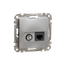 Data + TV sockets, Sedna Design & Elements, RJ45 CAT6 UTP, professional, Aluminium thumbnail 5