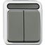 Series switch, 1-pole, light gray, AQUASTAR thumbnail 1