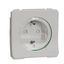 Socket-outlet, Mureva Styl, 2P + E with shutters, side earth, 16A, 250V, flush, white thumbnail 4