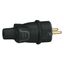 2P+E plug - 16 A - German standard - IP 44 rubber - bulk thumbnail 2