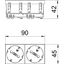 STD-D3 SRO2 Socket 33°, double protective contact 250V, 10/16A thumbnail 2