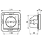 SCHUKO socket 16 A / 250 V A1520-OWWMLNW thumbnail 2