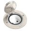 FLOOR ROUND RECEPTACLE BRUSHED STAINLESS STEEL thumbnail 1