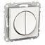 Exxact rocker switch round 2x 2-way screwless white thumbnail 3