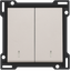 Finishing set with double lens for two-circuit switch, two-way switch thumbnail 1