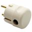 PORTABLE PLUG - 90° - GERMAN/FRENCH STANDARD - 2P+E 10/16A 250V ac - WHITE thumbnail 2