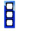 1723-288 Cover Frame Busch-axcent® Blue thumbnail 1