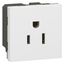 Socket outlet Mosaic - US - 2P+E 15 A - 2 modules - white thumbnail 2