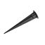 Plastic earth spike, 17,5cm, black thumbnail 1