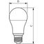 PILA LED 100W A60 E27 CW FR ND 1CT/6 G3 thumbnail 2