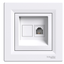 Asfora, telephone socket, RJ11, white thumbnail 2