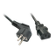 3m Schuko to C13 Mains Cable Schuko Plug to IEC C13 Connector thumbnail 1