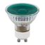 LED GU10 MR16 Glass 50x54 230V 5W 38° AC Green Dim thumbnail 1