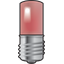 E10 lamp with red LED for 6A push buttons or indicator units thumbnail 2