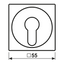 Centre plate for kew switch insert A528PLMO thumbnail 4