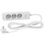 Unica extend - Schuko trailing lead - 3 gangs - white ST9433W thumbnail 2