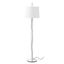 MONTREAL CHROME FLOOR LAMP BEIGE LAMPSHADE thumbnail 1