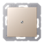 Cable outlet w.centre plate and insert A590ACH thumbnail 3