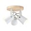 Dera Round Ceiling light 3xE14 Natural Wood thumbnail 1