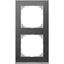 M-Pure Decor frame, 2-gang, slate thumbnail 3