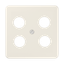 Centre plate for 4-hole SAT-TV socket 561-4SAT1 thumbnail 2