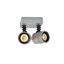 NEW MYRA WALL SPOT WALL LUMINAIRE, 2xGU10, IP55, silvergrey thumbnail 2