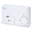 Climate controller 5-30C, AC 230V, 1 changeover contact, 6 A, on/off, fan fast/medium/slow, heating/cooling switch thumbnail 1