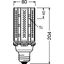 HQL LED PRO 6000 lm 46 W/4000K E40 thumbnail 2