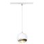 LIGHT EYE pendant, white/chrome, GU10, max. 75W incl Adaptor thumbnail 1