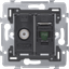 Combination coax with RJ45 connection UTP Cat. 5E, PoE++ ready, flat m thumbnail 2